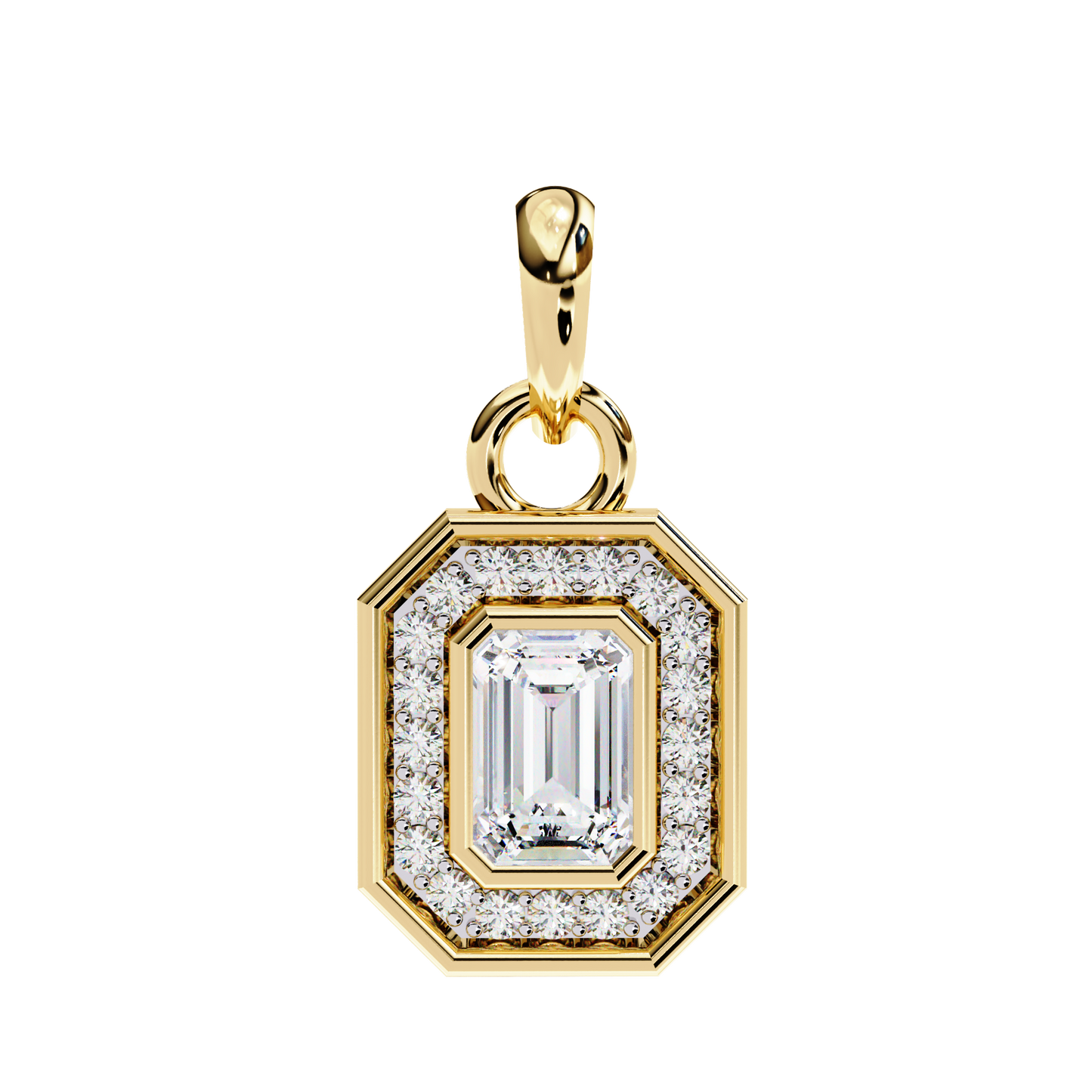 Halomira Diamond Pendant