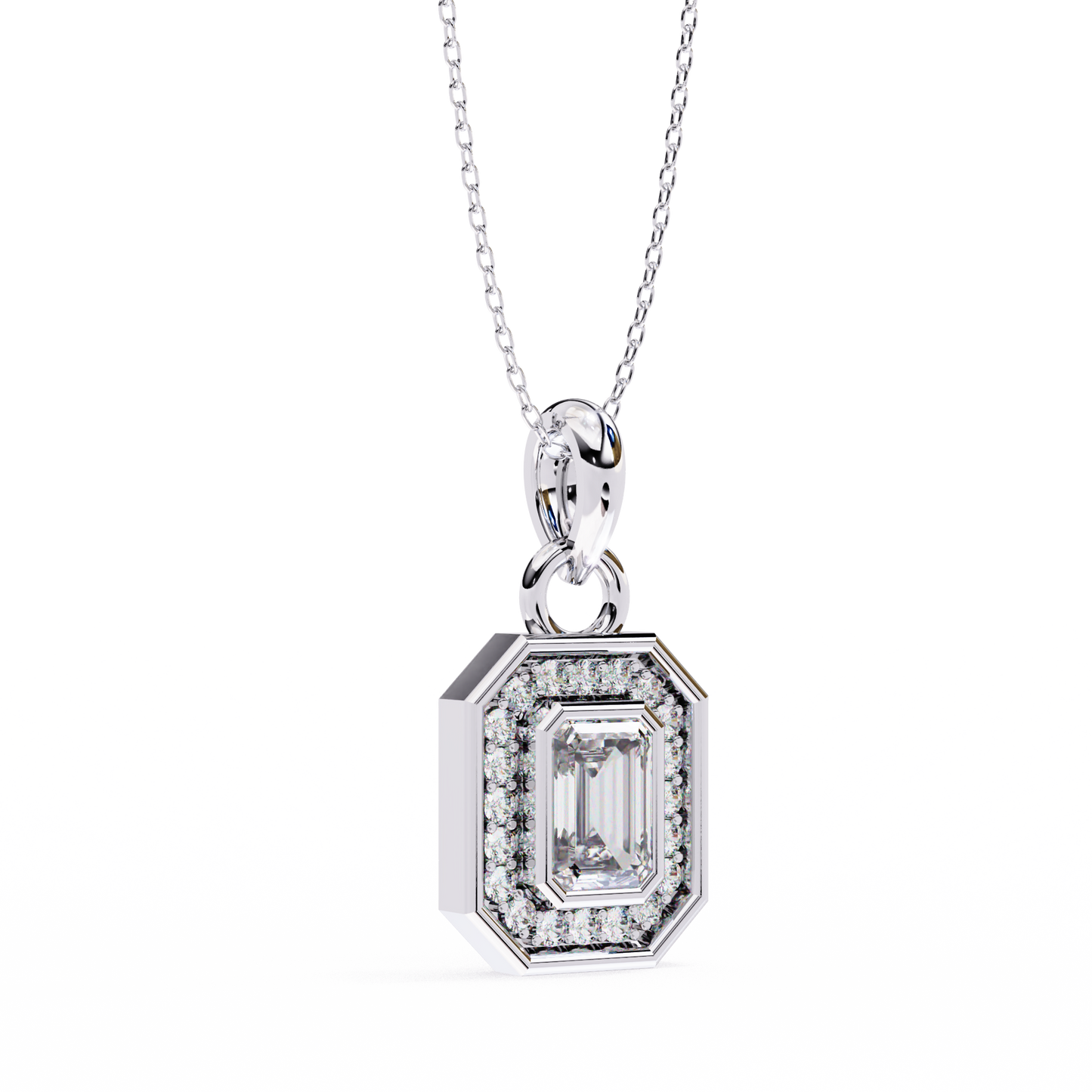 Halomira Diamond Pendant