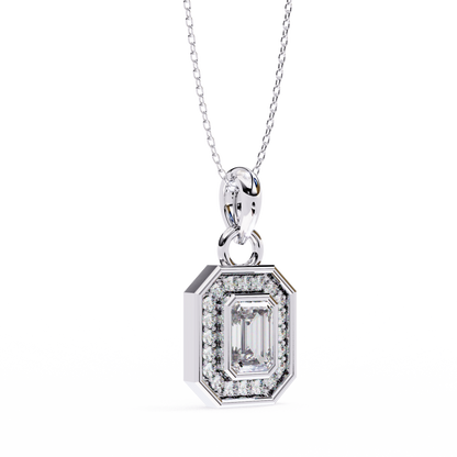 Halomira Diamond Pendant