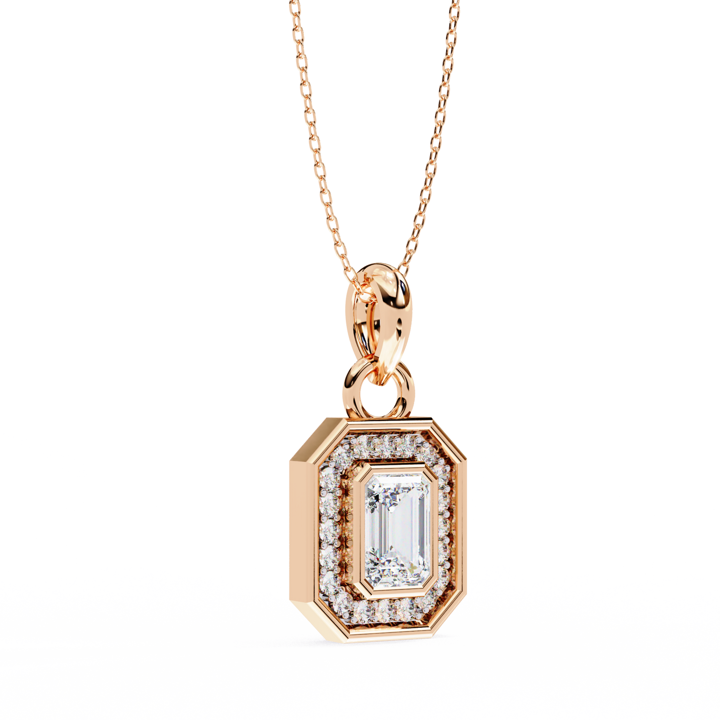 Halomira Diamond Pendant