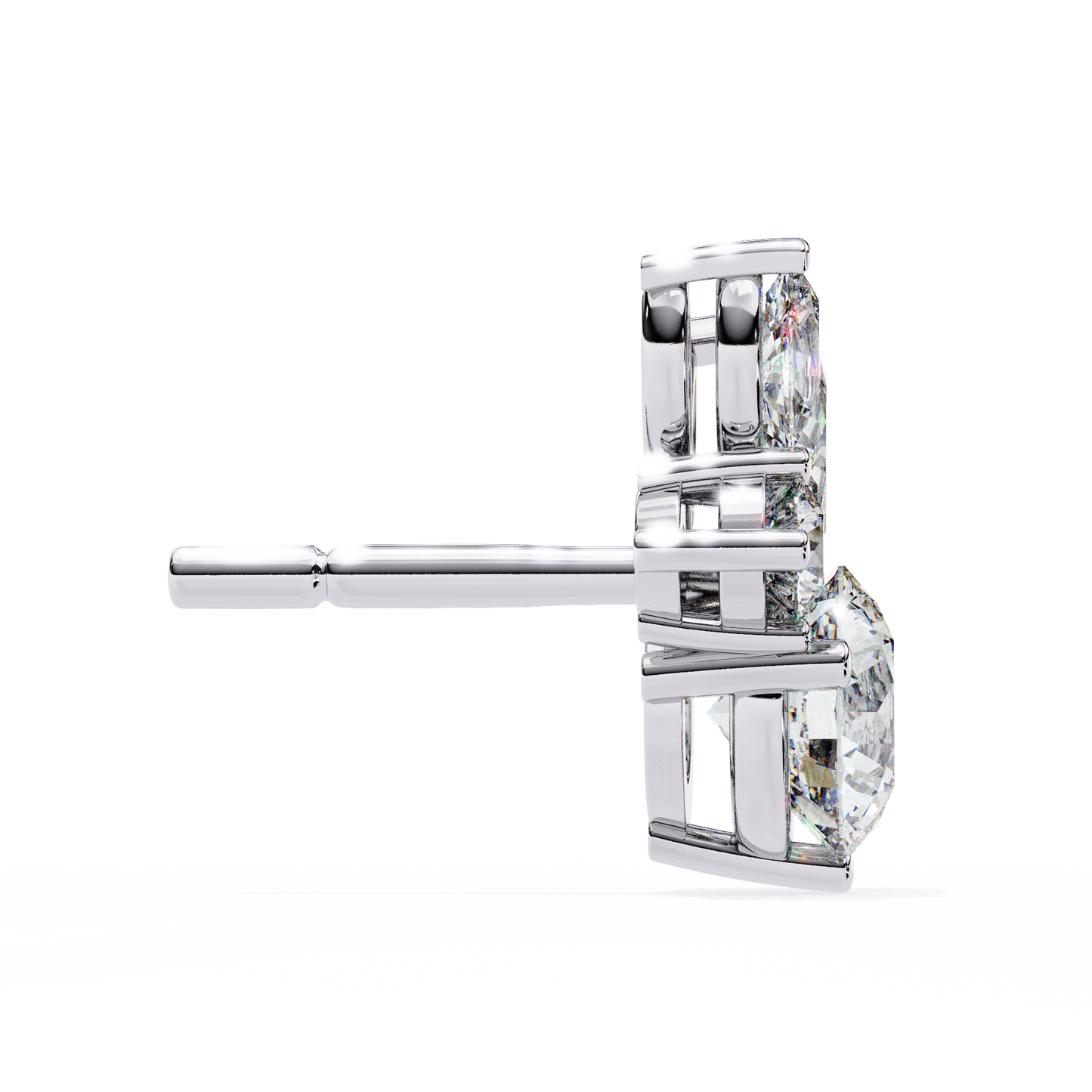 Lunara Trio Solitaires Studs