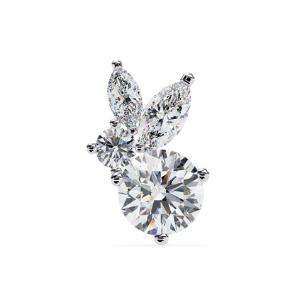Lunara Trio Solitaires Studs