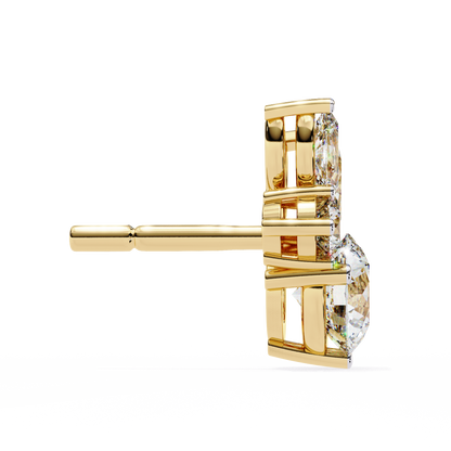 Lunara Trio Solitaires Studs