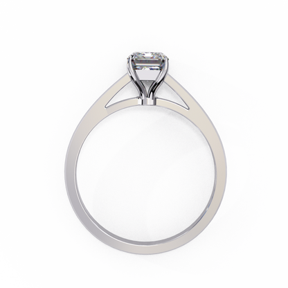 Fire Glow Solitaire Ring
