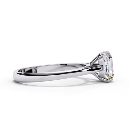 Fire Glow Solitaire Ring