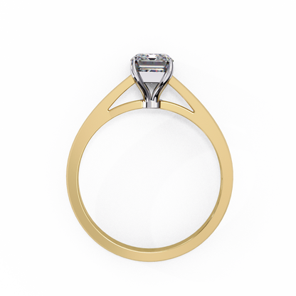 Fire Glow Solitaire Ring
