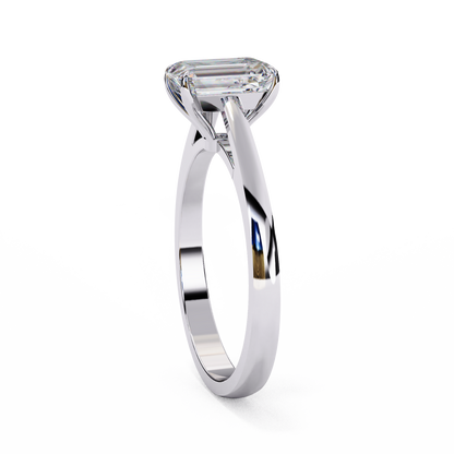 Fire Glow Solitaire Ring