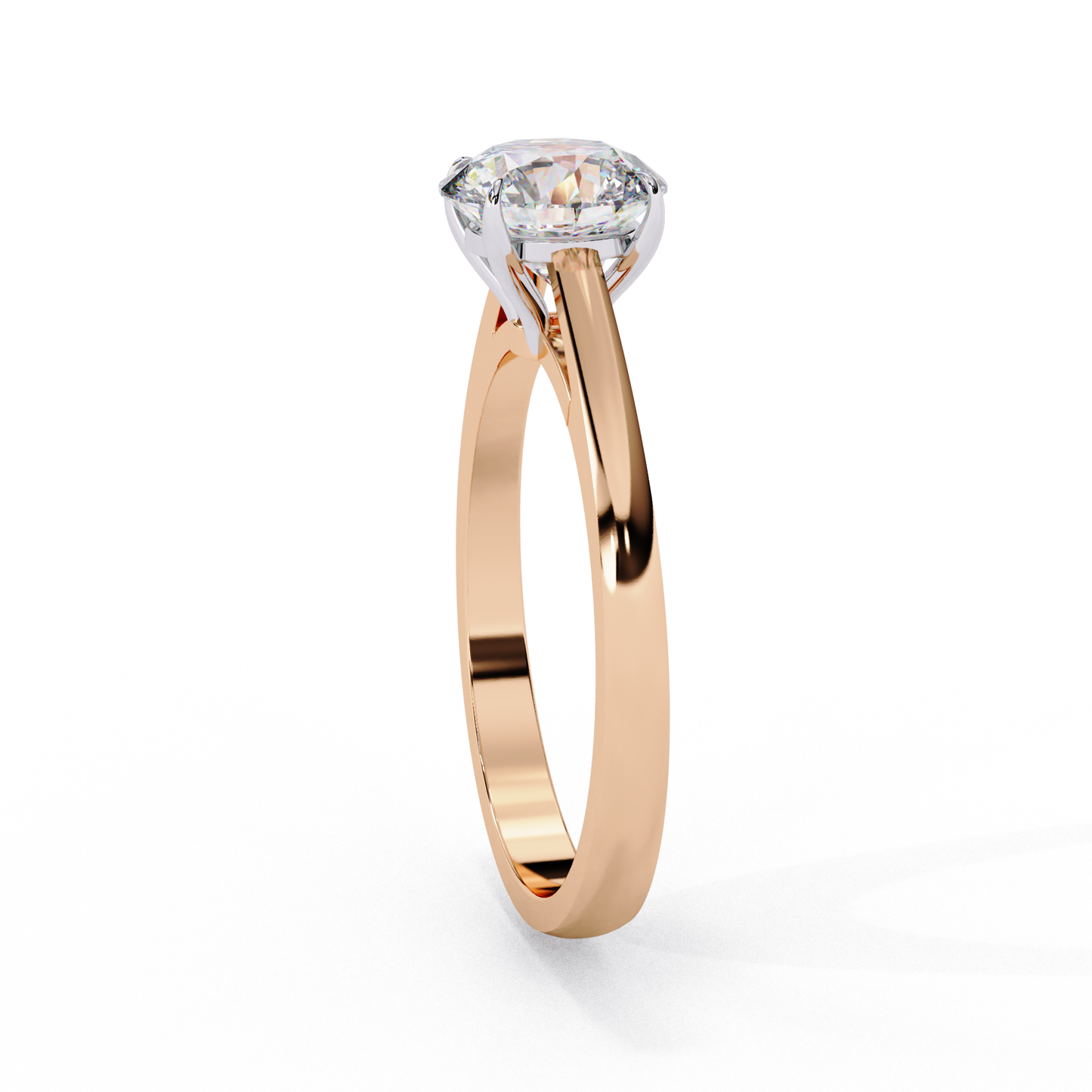 Aura Point Solitaire Ring