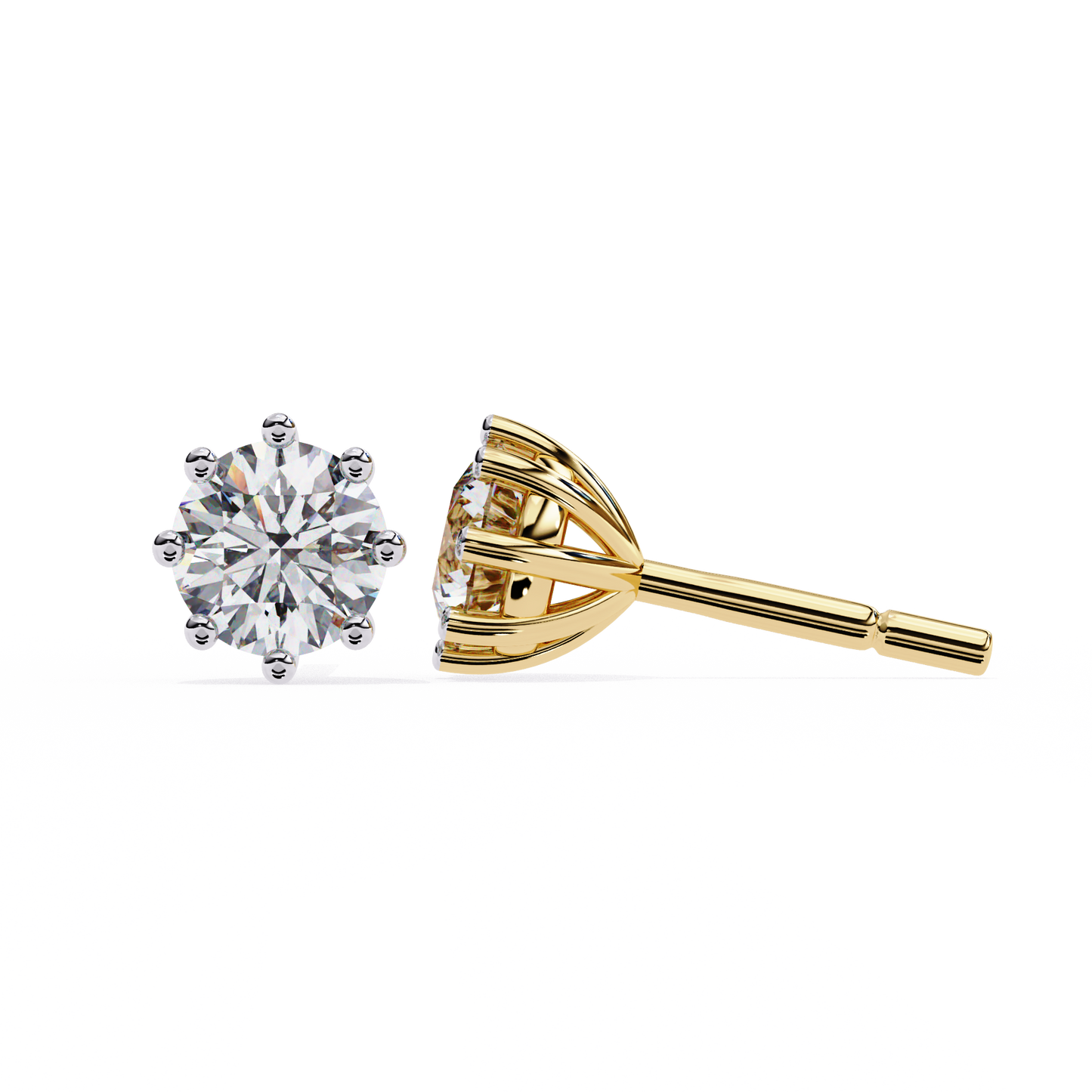 Octavia Solitaires Studs