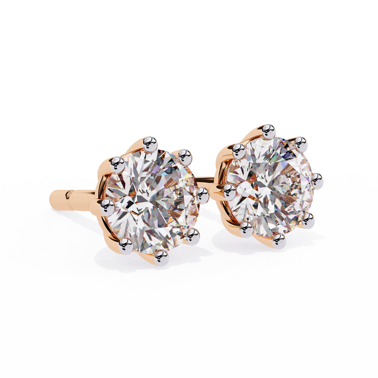 Octavia Solitaires Studs