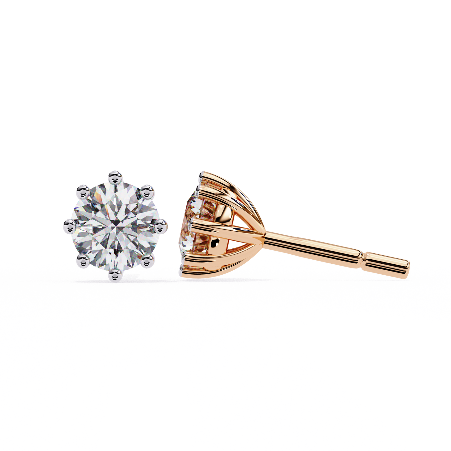 Octavia Solitaires Studs