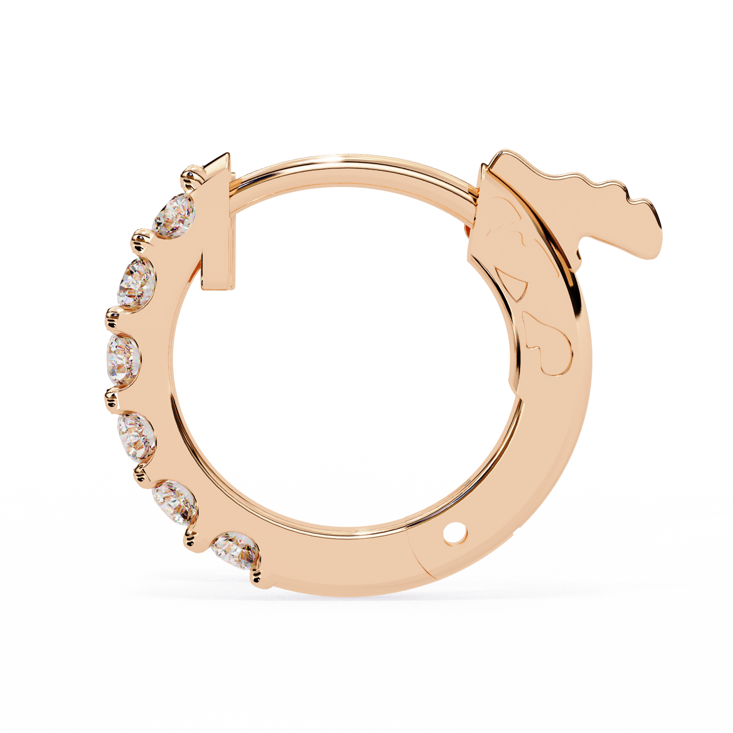 Twinkle Six Diamonds Hoops