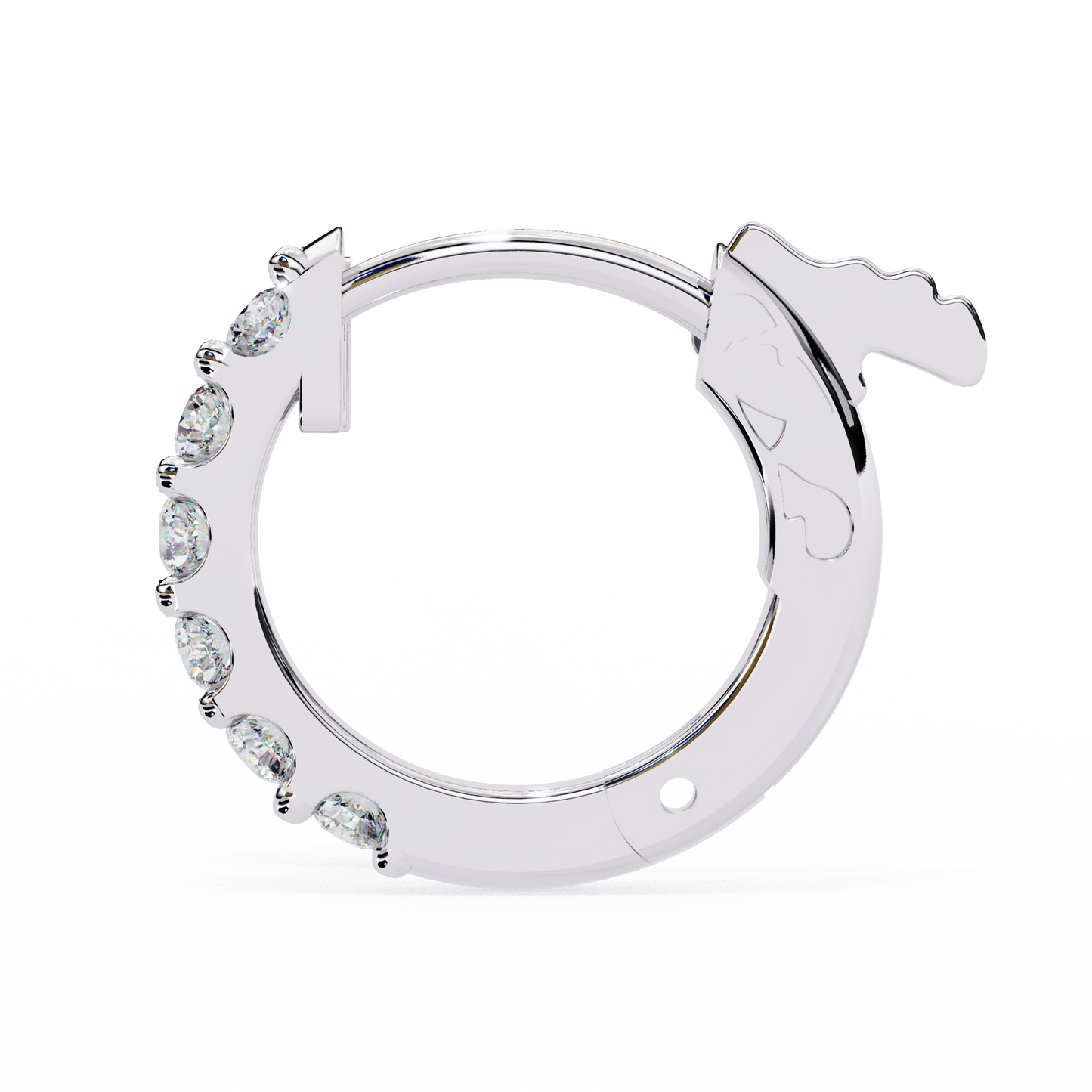 Twinkle Six Diamonds Hoops