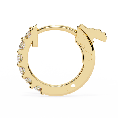 Twinkle Six Diamonds Hoops