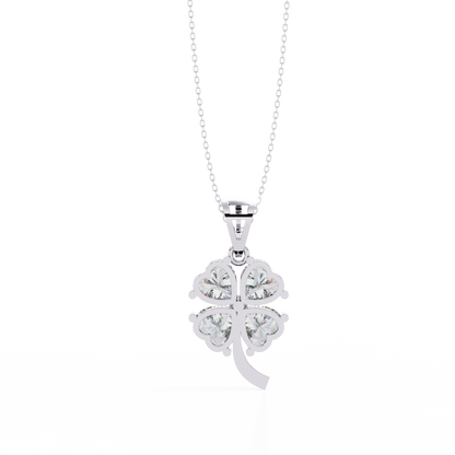 Heart Blossom Diamond Pendant