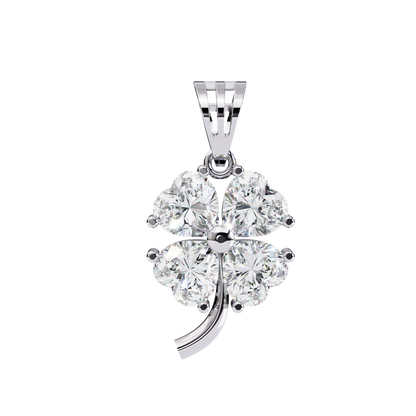 Heart Blossom Diamond Pendant