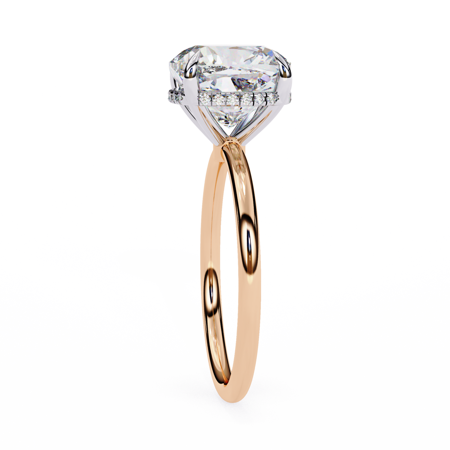 Timeless Embrace Solitaire Ring
