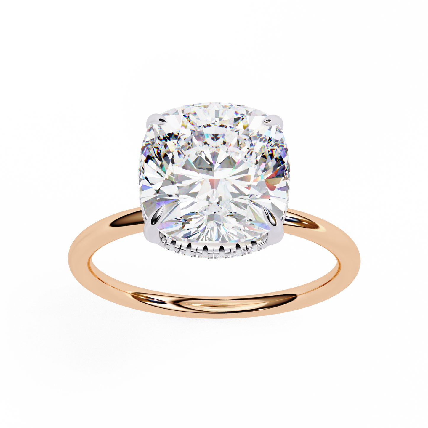 Timeless Embrace Solitaire Ring