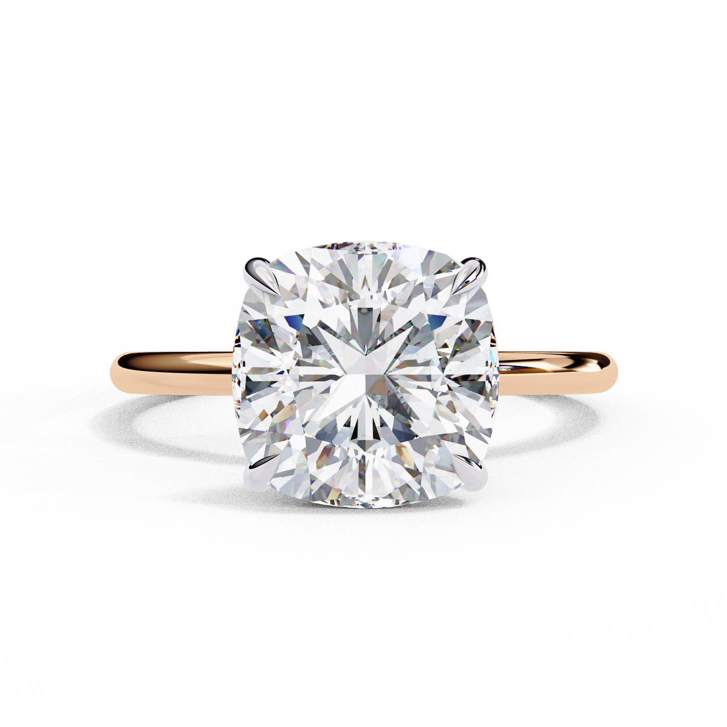Timeless Embrace Solitaire Ring
