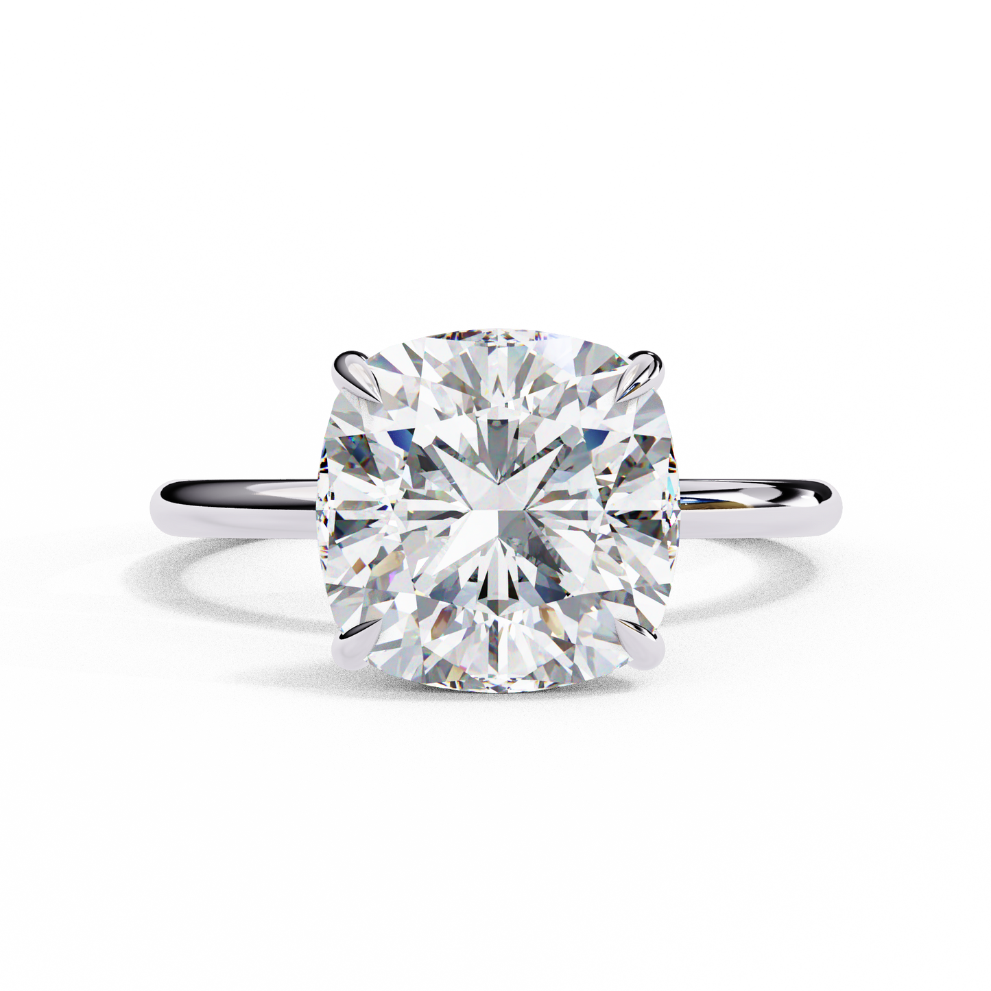 Timeless Embrace Solitaire Ring