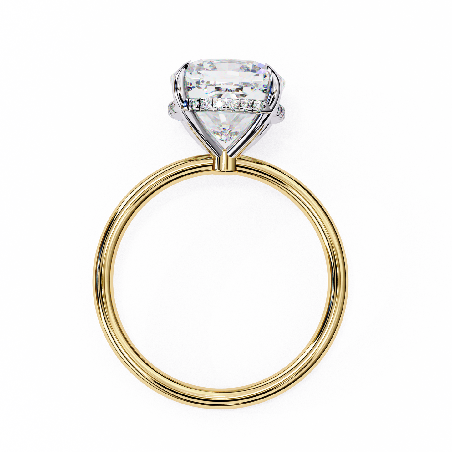 Timeless Embrace Solitaire Ring