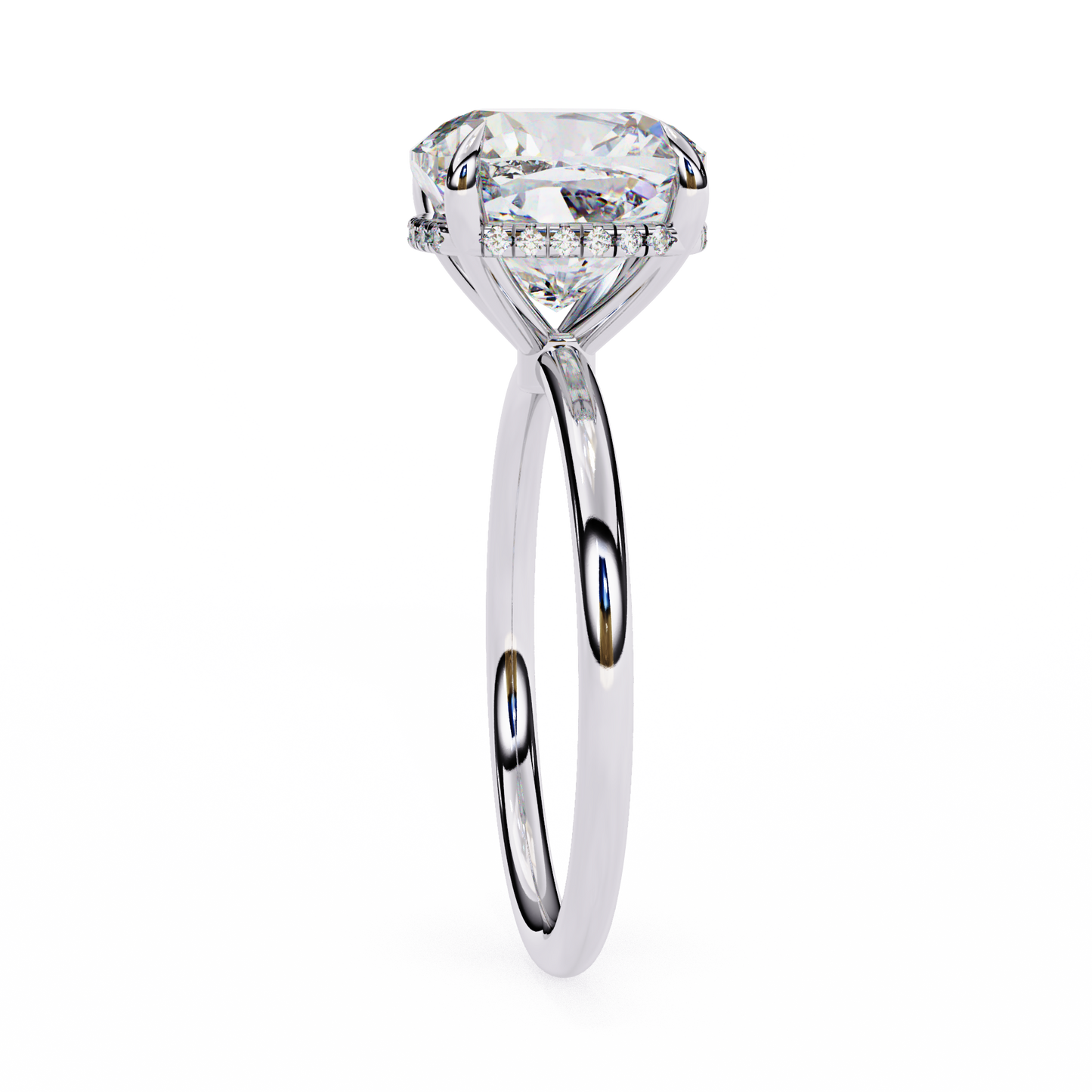 Timeless Embrace Solitaire Ring