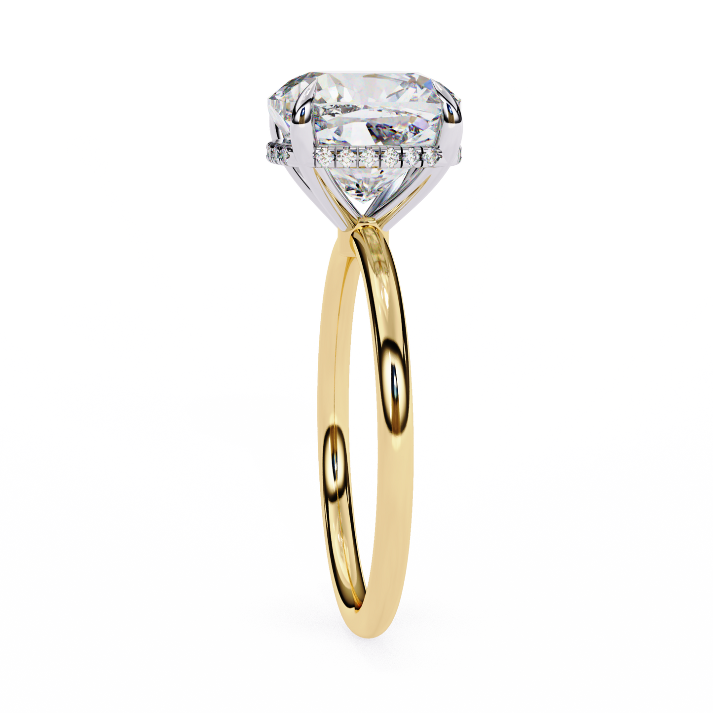 Timeless Embrace Solitaire Ring