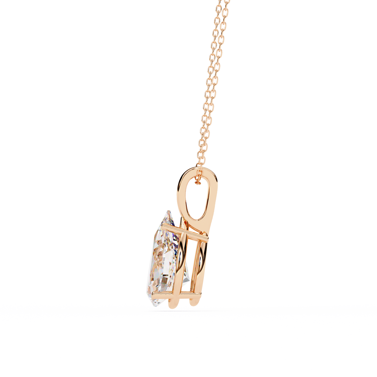 Pearenza Solitaire Pendant