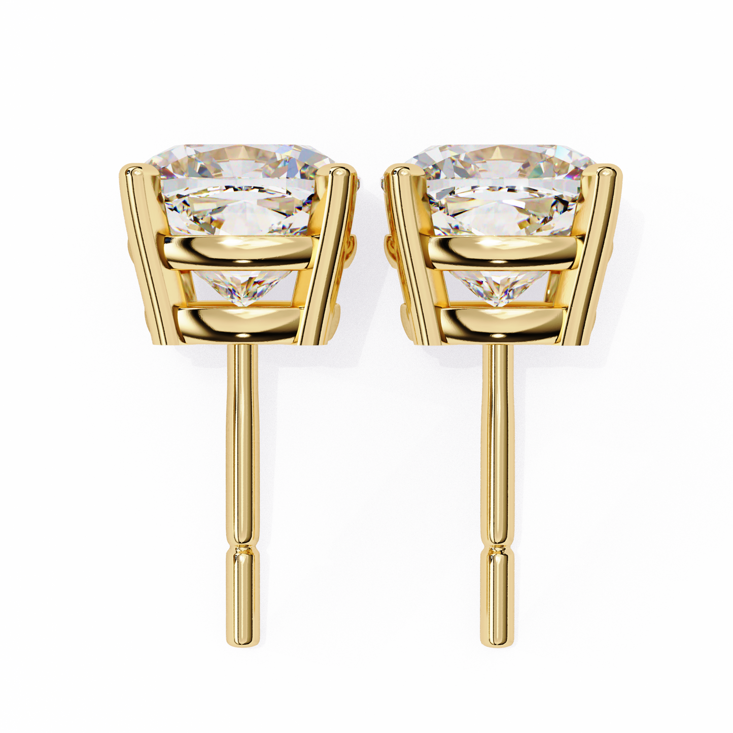 Luna Solitaire Studs