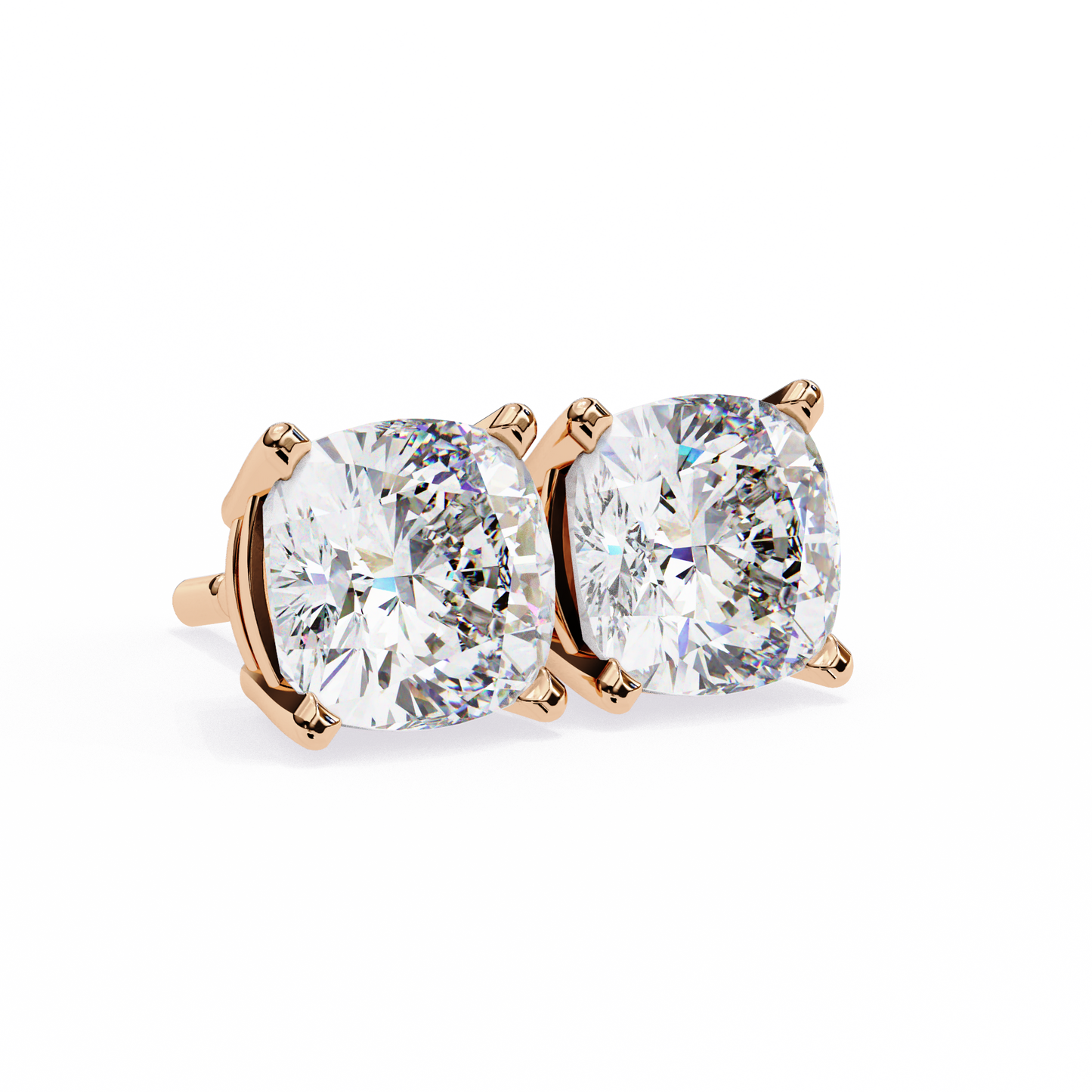 Luna Solitaire Studs