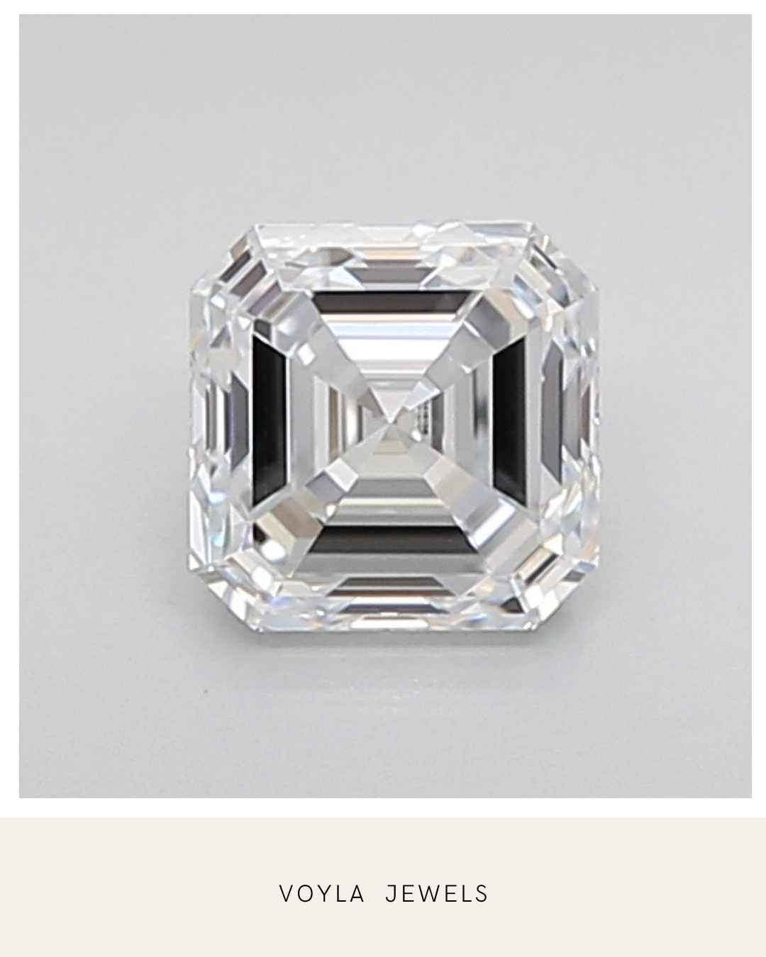 Lab Grown Asscher Diamond 1.00ct E IF