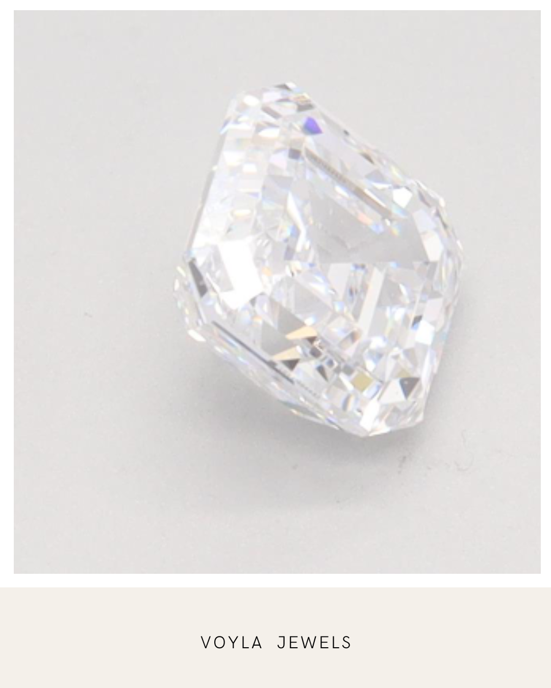 Lab Grown Asscher Diamond 1.00ct E VS1