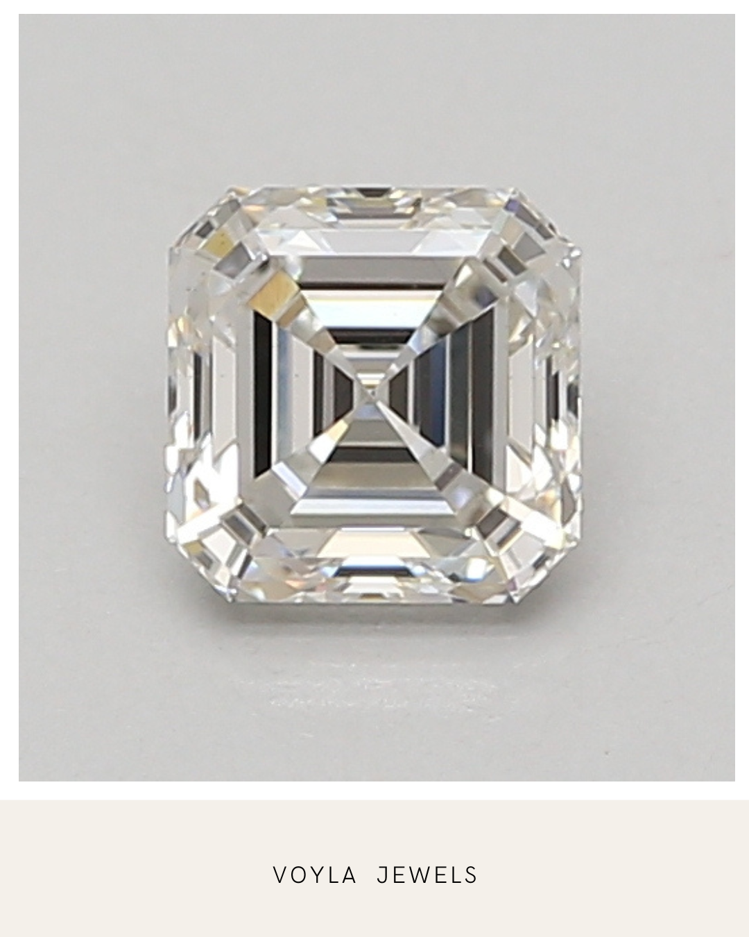 Lab Grown Asscher Diamond 1.00ct E VS2