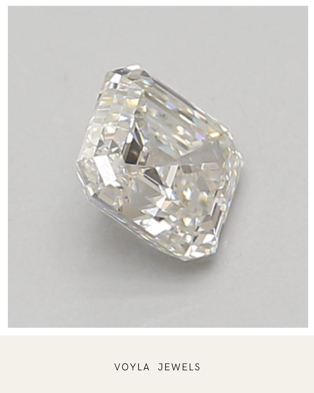 Lab Grown Asscher Diamond 1.00ct E VS2