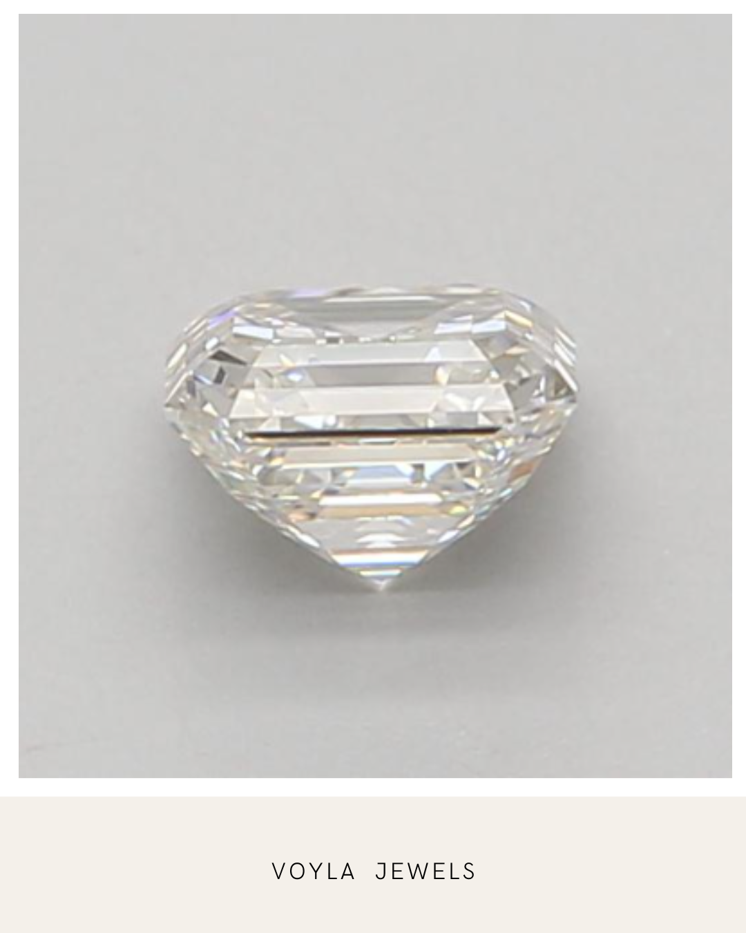 Lab Grown Asscher Diamond 1.00ct E VS2