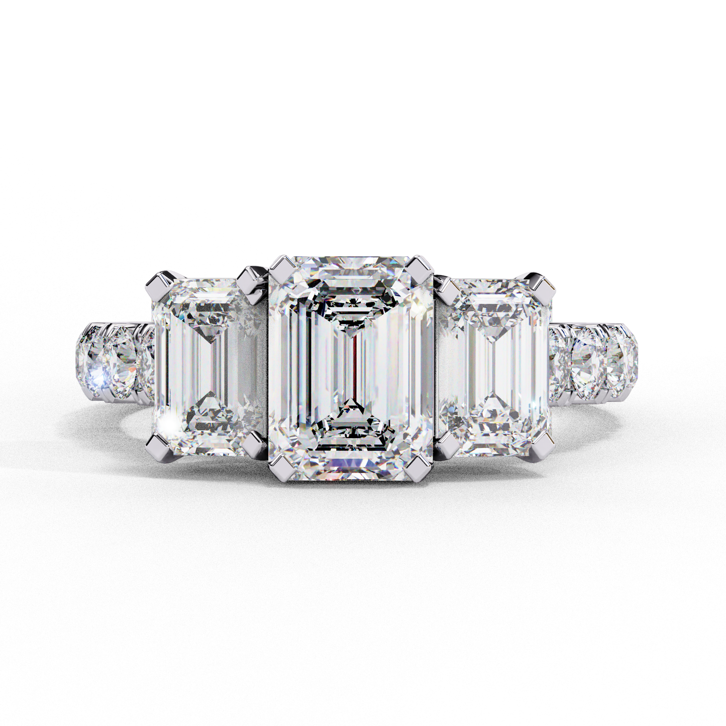 Legacy Gleam Solitaires Ring