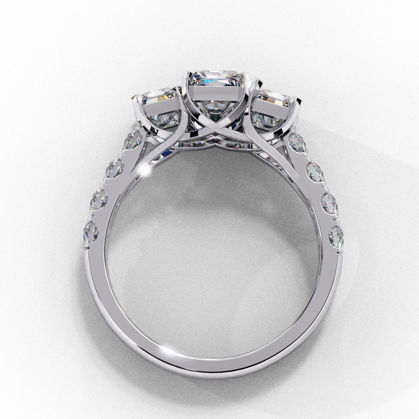 Legacy Gleam Solitaires Ring