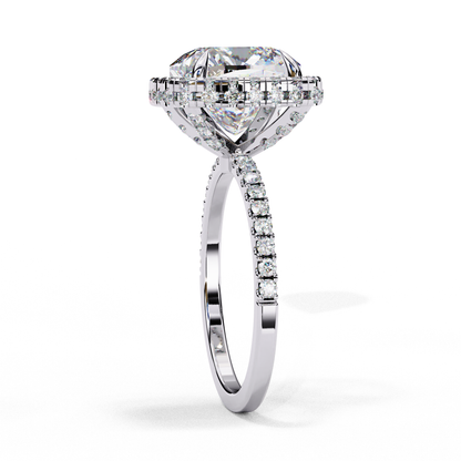 LumiCush Solitaire Ring