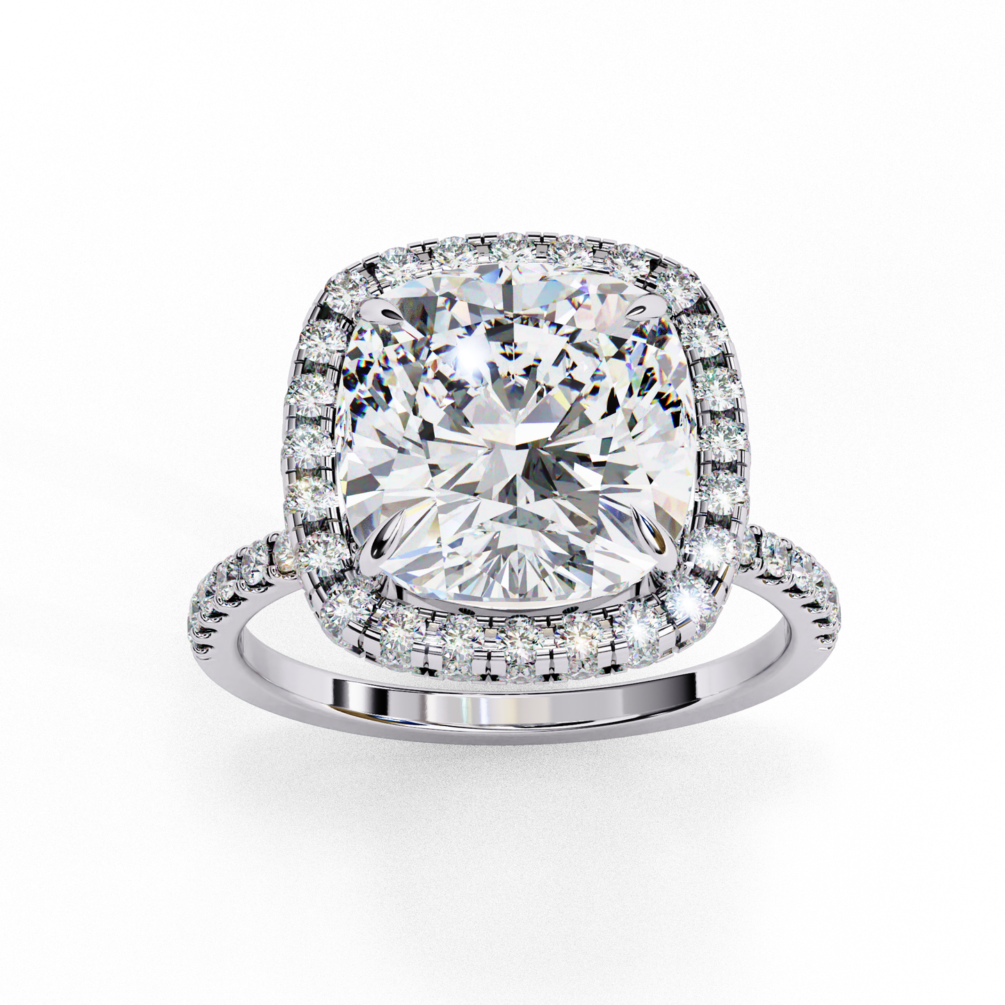 LumiCush Solitaire Ring
