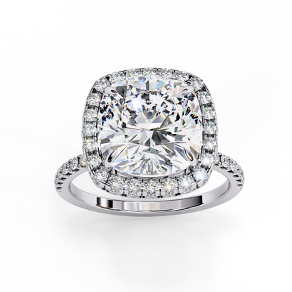 LumiCush Solitaire Ring