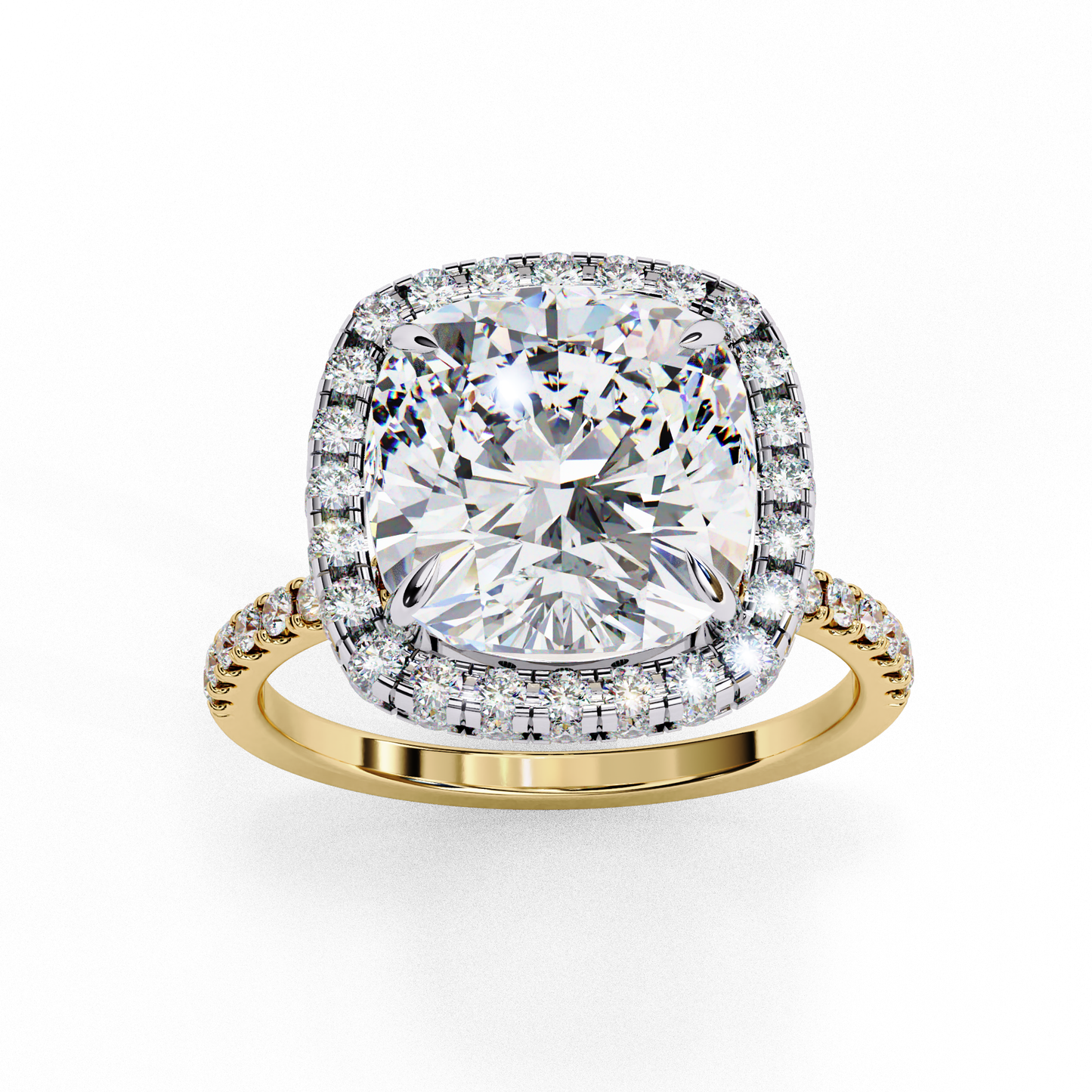 LumiCush Solitaire Ring