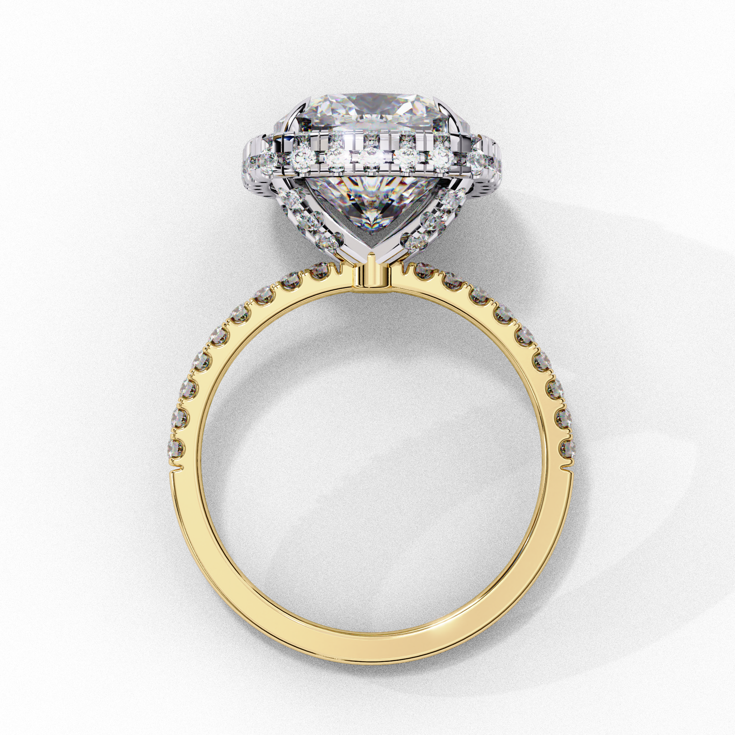 LumiCush Solitaire Ring