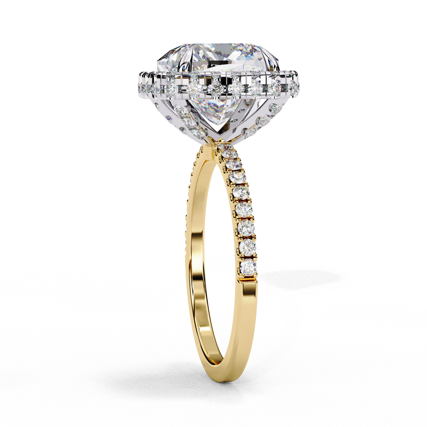 LumiCush Solitaire Ring