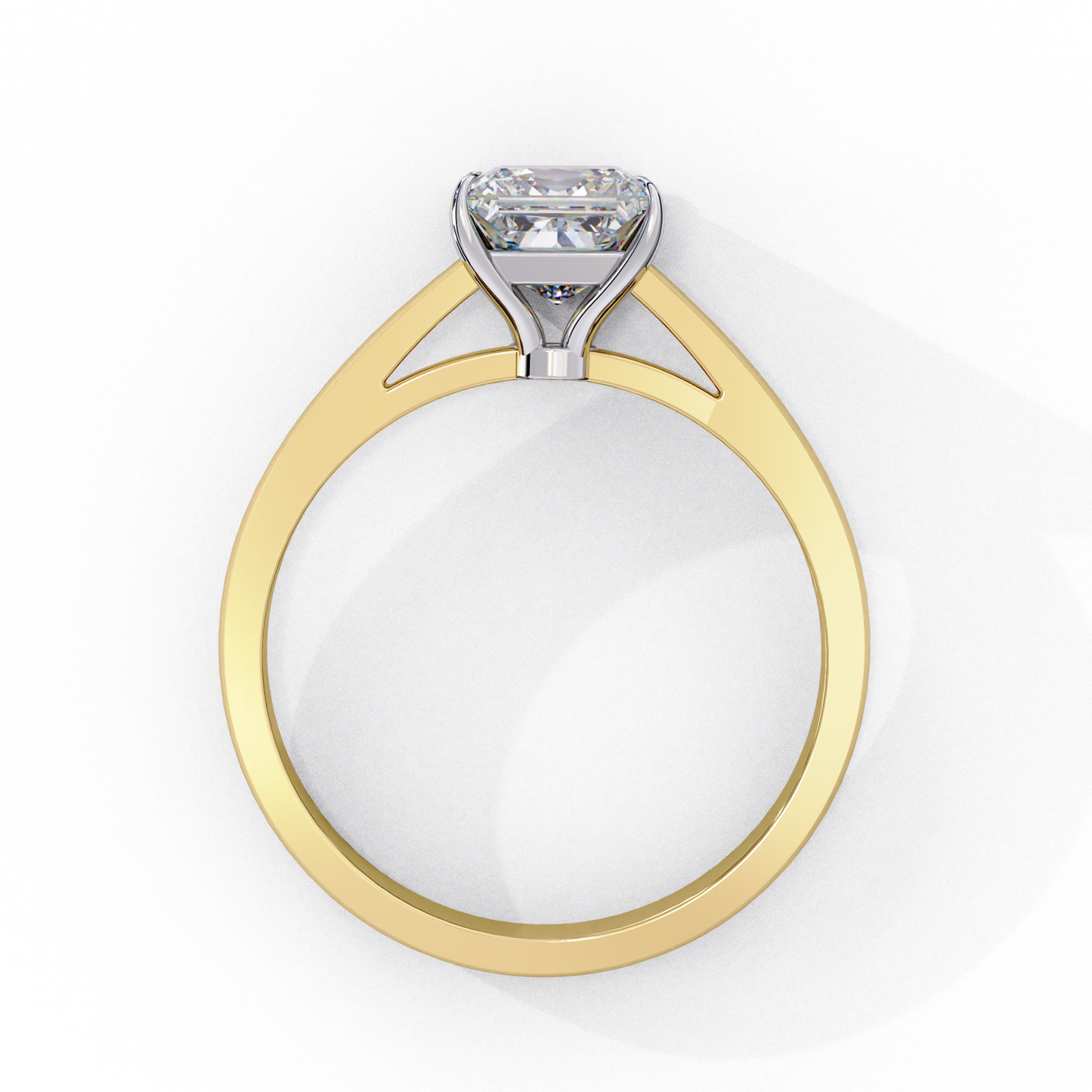 Royal Edge Solitaire Ring