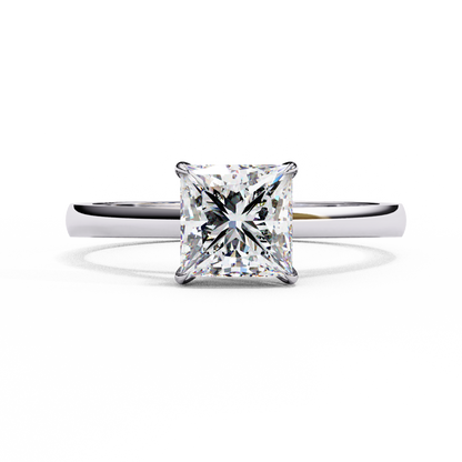 Royal Edge Solitaire Ring