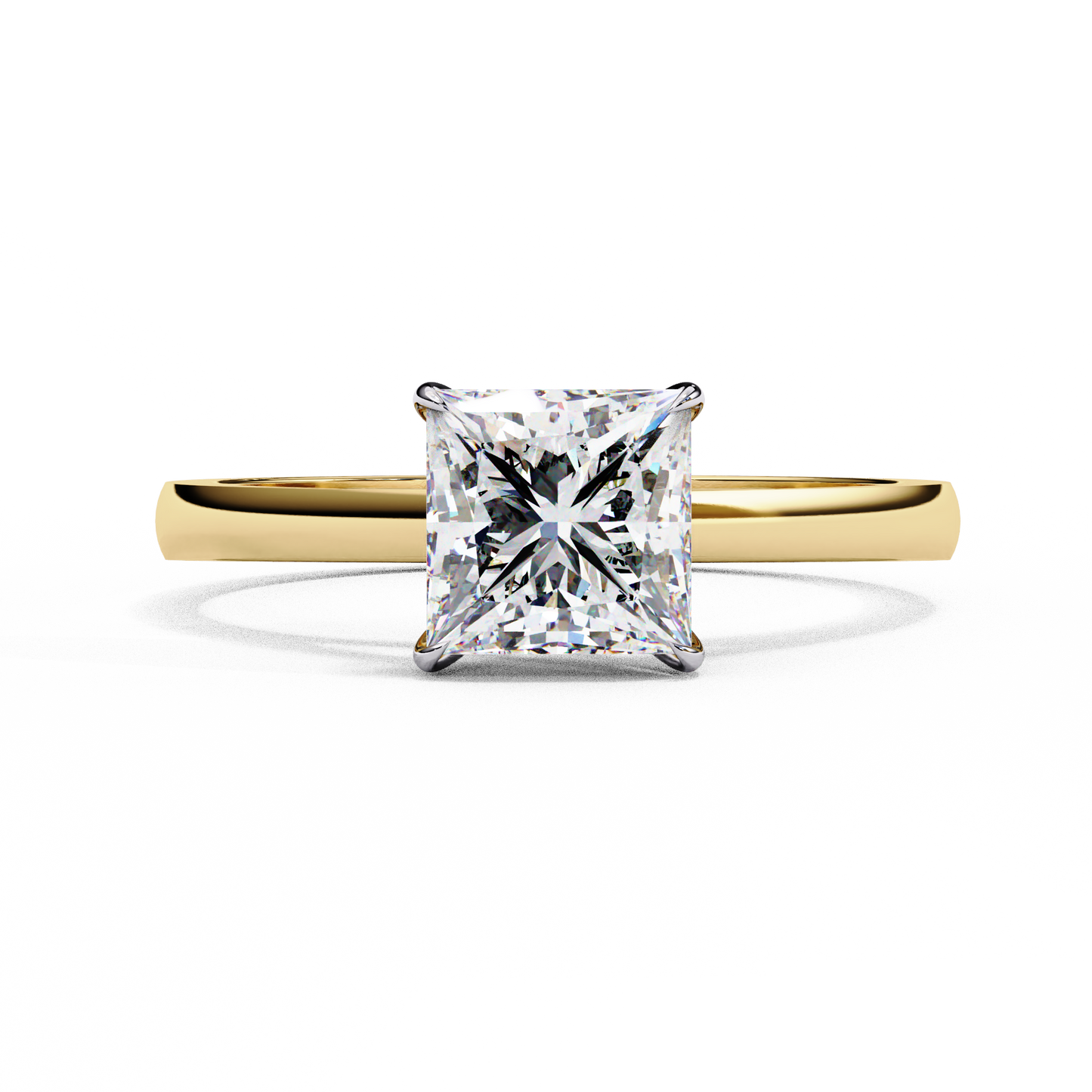Royal Edge Solitaire Ring