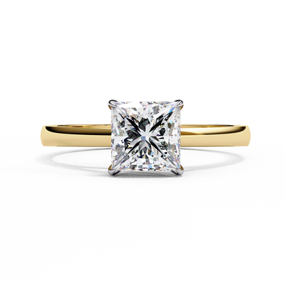 Royal Edge Solitaire Ring