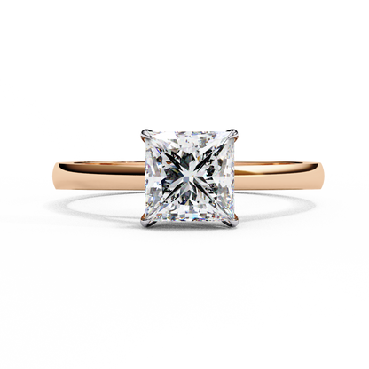 Royal Edge Solitaire Ring