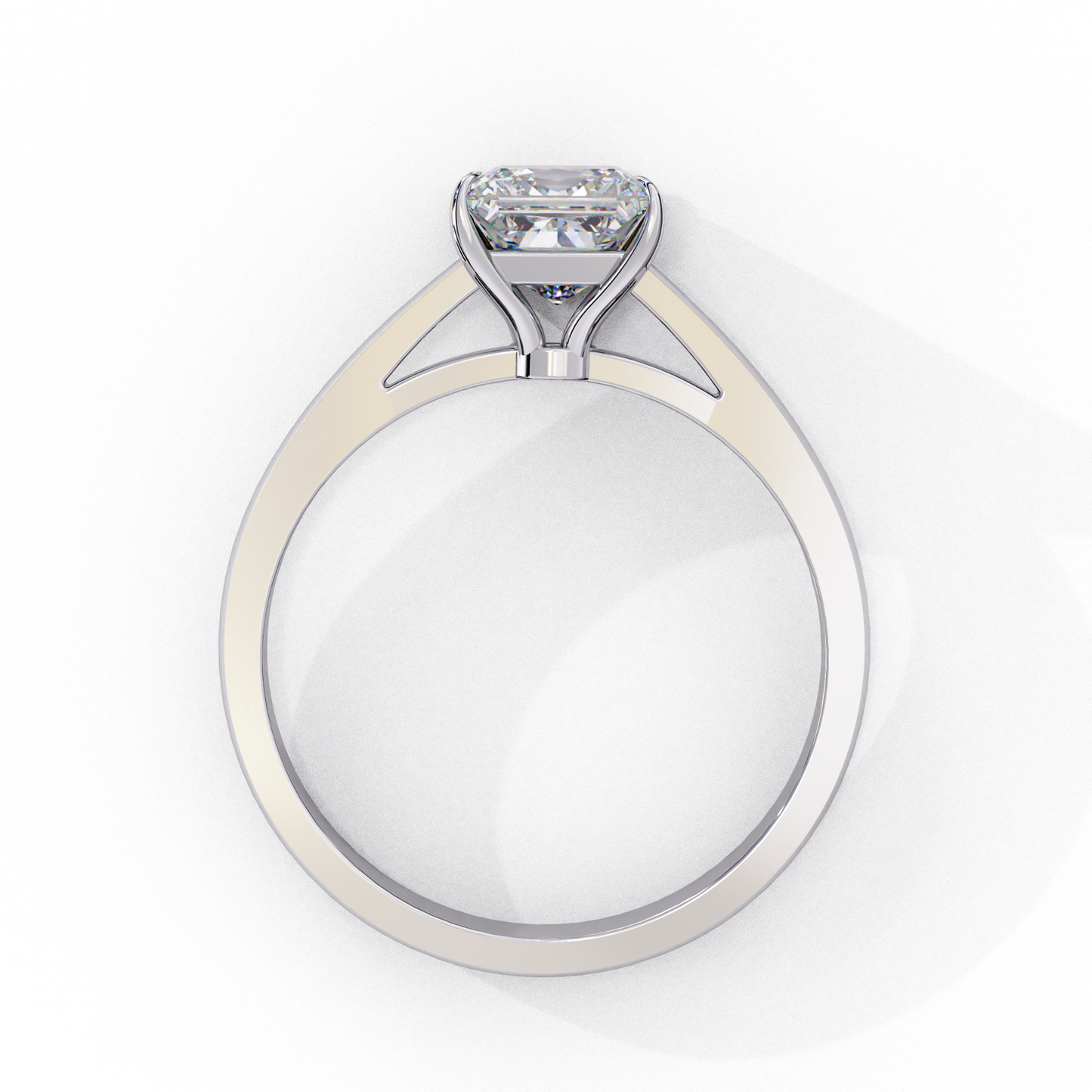 Royal Edge Solitaire Ring
