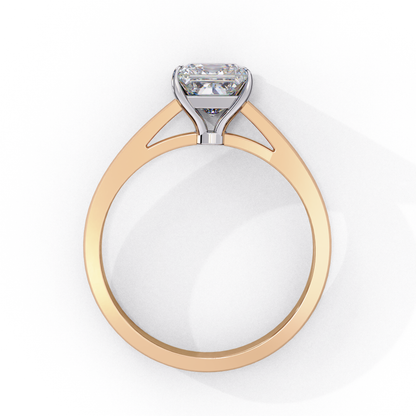 Royal Edge Solitaire Ring